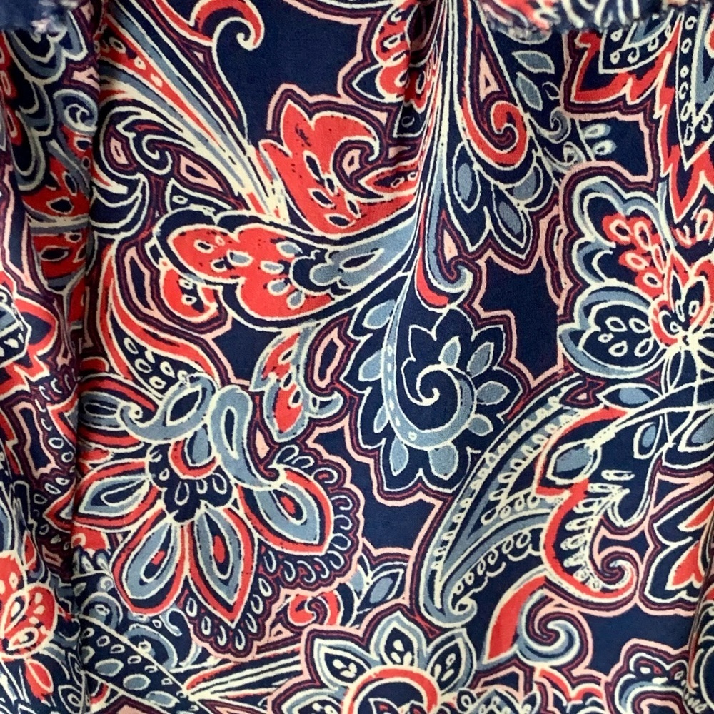 PARKER 100% Silk Lorenzo Paisley Cold Shoulder Halter Dress Size 0 - Picture 4 of 15
